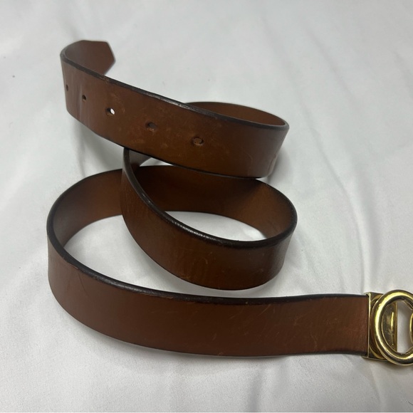 Salvatore Ferragamo Brown Leather Belt